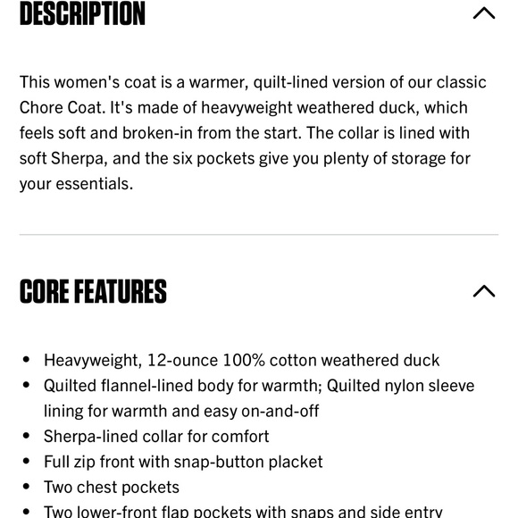 EUC Carhartt Welsley Coat - Picture 6 of 6